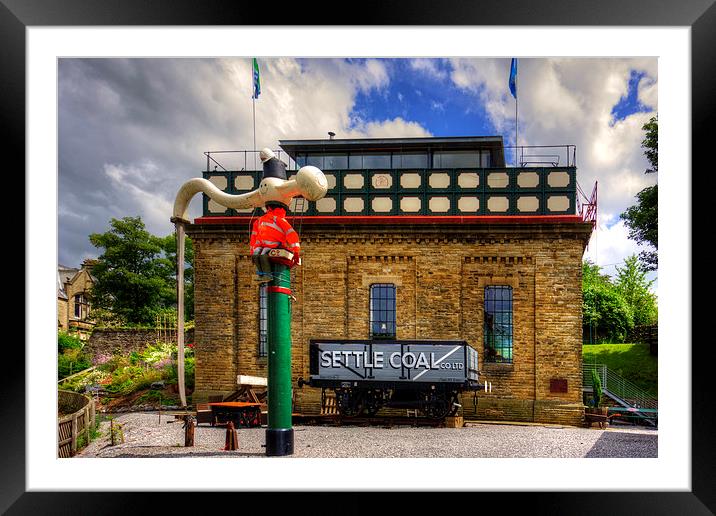 Settle Station Tank House Framed Mounted Print by Tom Gomez