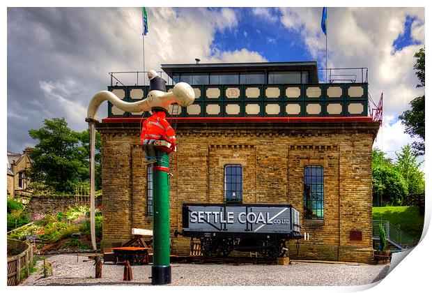 Settle Station Tank House Print by Tom Gomez