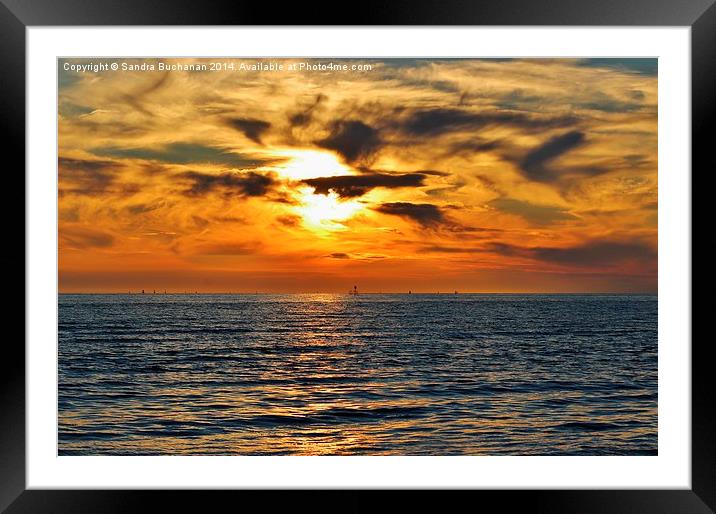  Another Sunset Framed Mounted Print by Sandra Buchanan