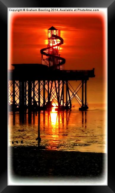  Herne Bay Pier Framed Print by Graham Beerling