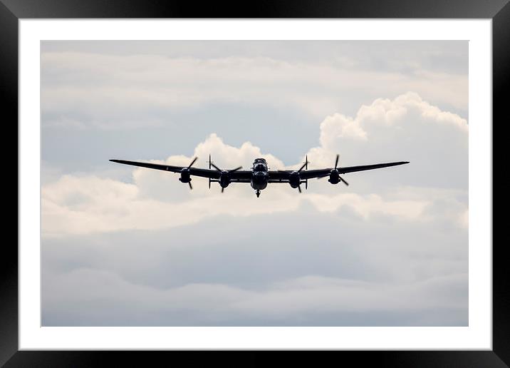 Lancaster Bomber  Framed Mounted Print by J Biggadike