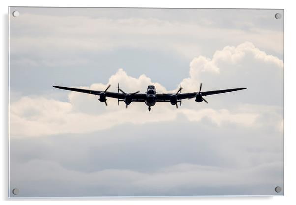 Lancaster Bomber  Acrylic by J Biggadike