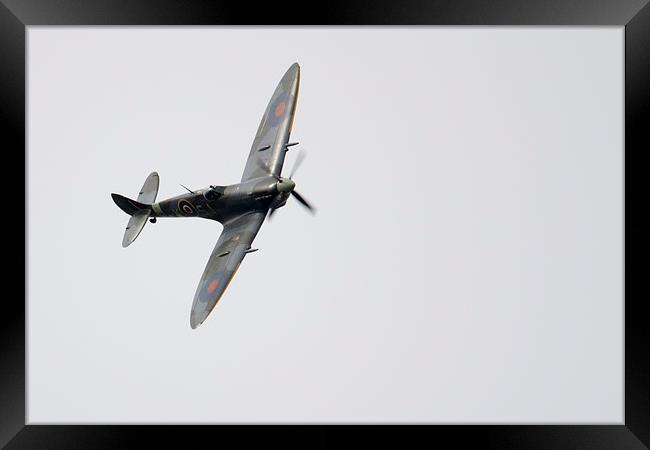 Spitfire Mk LFIXe  Framed Print by J Biggadike