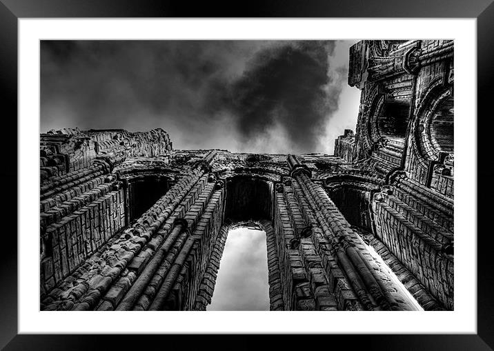 Tynemouth Priory Framed Mounted Print by George Young