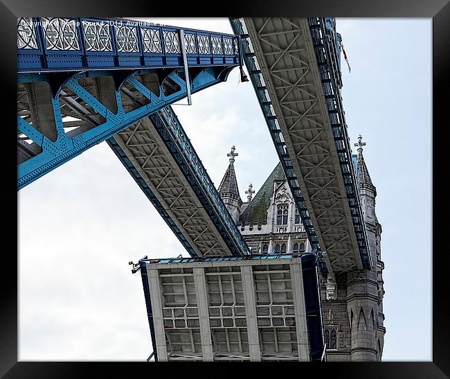  Tower Bridge London Opening Framed Print by Philip Pound