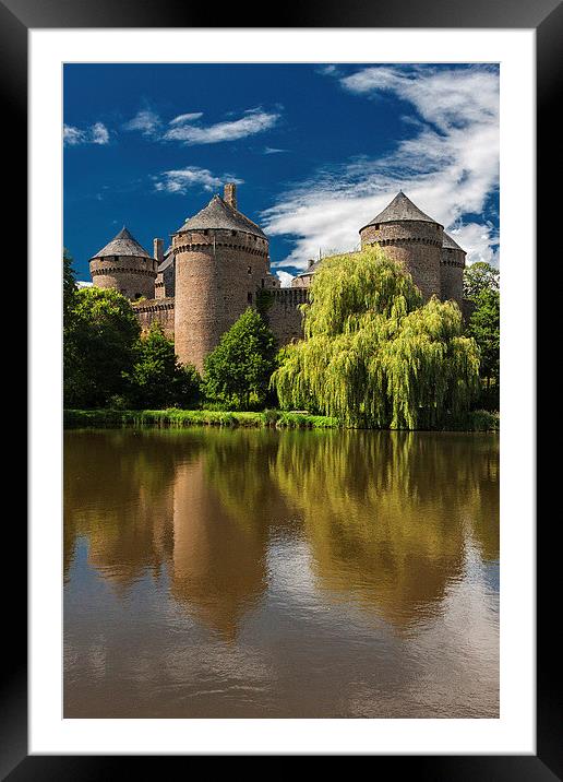 The Chateau at Lassay les Chateaux Framed Mounted Print by Rob Lester