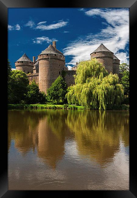 The Chateau at Lassay les Chateaux Framed Print by Rob Lester