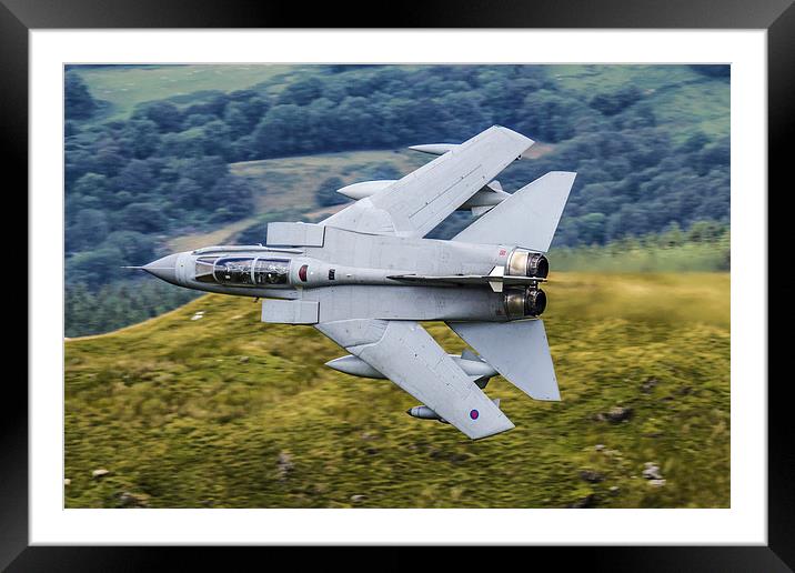 Tornado GR4 low level Framed Mounted Print by Oxon Images
