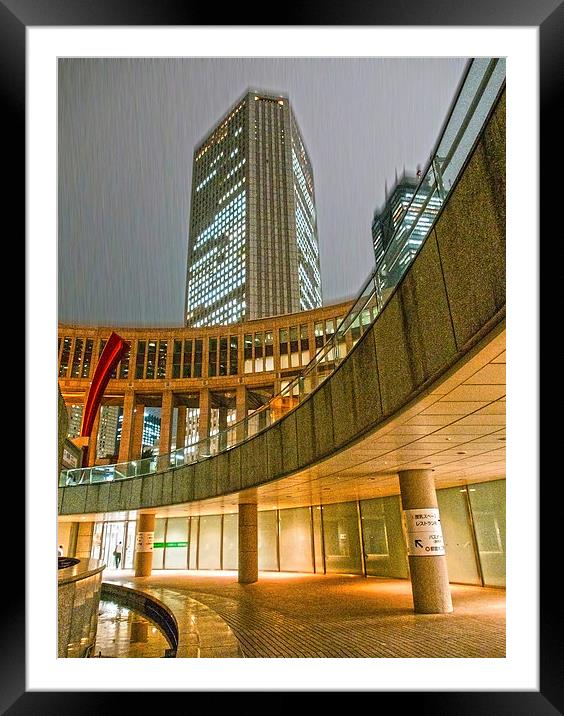  Skyscraper Tokyo Japan Framed Mounted Print by Clive Eariss