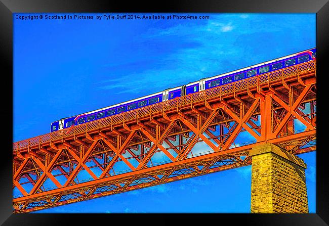  The Forth Rail Bridge North Queensferry Framed Print by Tylie Duff Photo Art