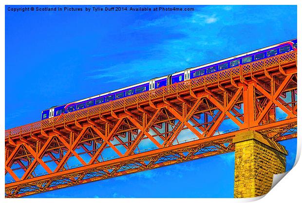  The Forth Rail Bridge North Queensferry Print by Tylie Duff Photo Art