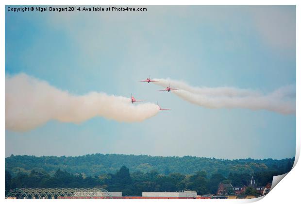  The Red Arrows Print by Nigel Bangert