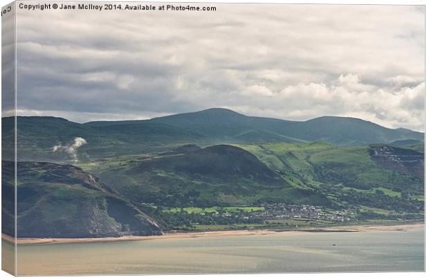 Anglesey from the Great Orme Canvas Print by Jane McIlroy