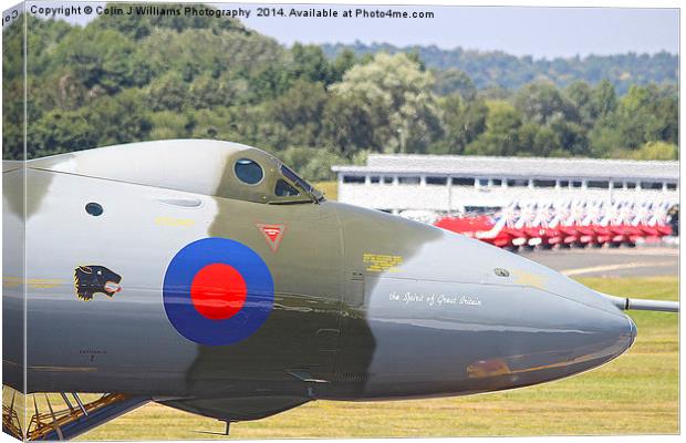  The Spirit Of Great Britain 1 - Farnborough 2014 Canvas Print by Colin Williams Photography