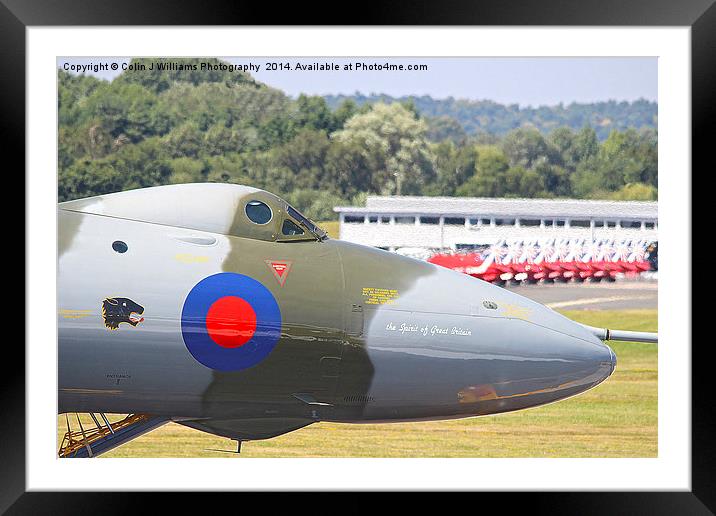  The Spirit Of Great Britain 1 - Farnborough 2014 Framed Mounted Print by Colin Williams Photography