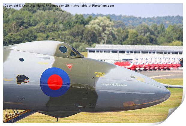  The Spirit Of Great Britain 1 - Farnborough 2014 Print by Colin Williams Photography
