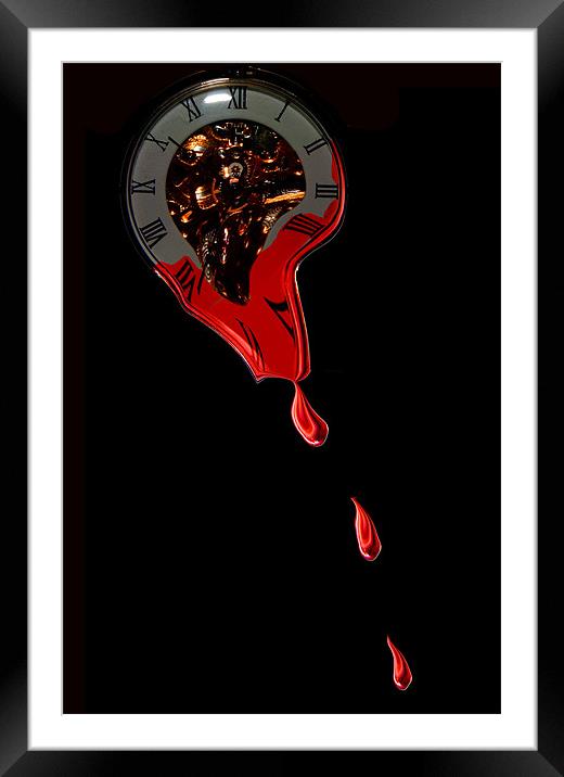 wasted time Framed Mounted Print by john maclean