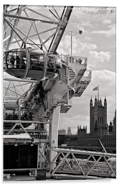 London Skyline  Acrylic by Graham Custance