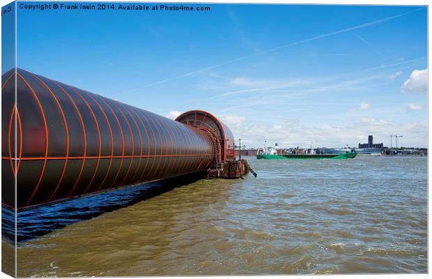 Woodside Ferry, Wirral, UK Terminal access Canvas Print by Frank Irwin