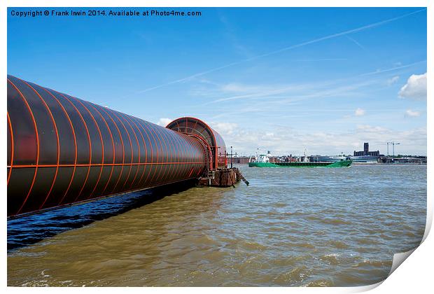 Woodside Ferry, Wirral, UK Terminal access Print by Frank Irwin