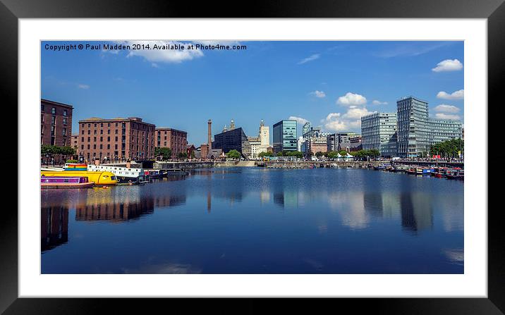  Salthouse Dock in the sunshine Framed Mounted Print by Paul Madden