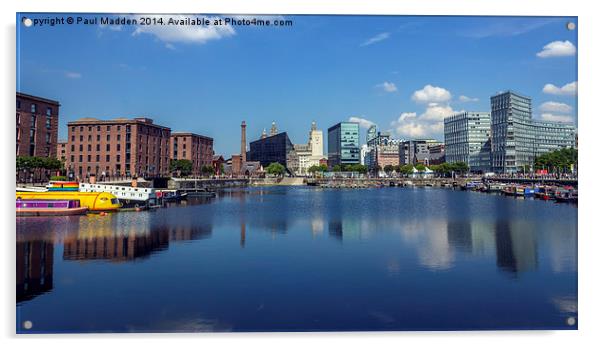  Salthouse Dock in the sunshine Acrylic by Paul Madden