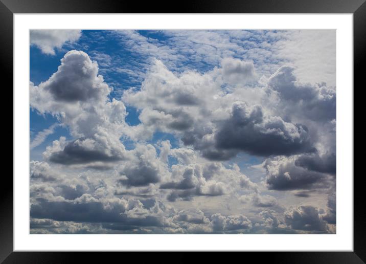  Heavenly Clouds over England Framed Mounted Print by David Pyatt
