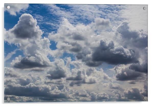  Heavenly Clouds over England Acrylic by David Pyatt