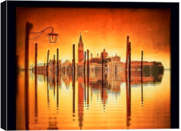  Flooded Venice Canvas Print by Scott Anderson