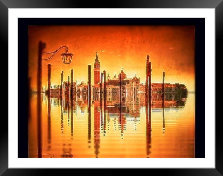  Flooded Venice Framed Mounted Print by Scott Anderson
