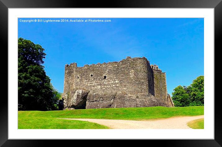  These Castle Walls Framed Mounted Print by Bill Lighterness