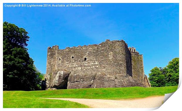  These Castle Walls Print by Bill Lighterness