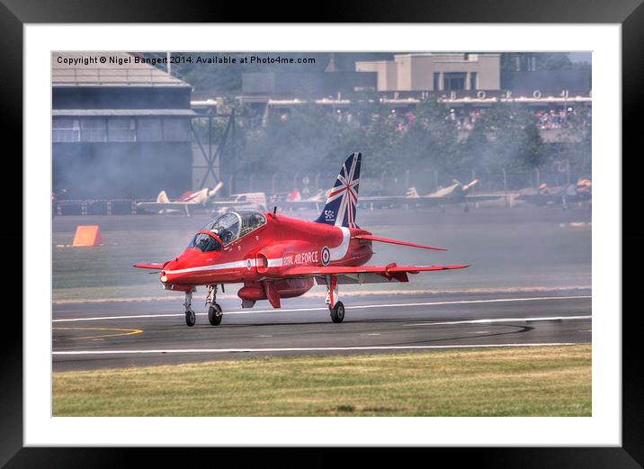  The Red Arrows Framed Mounted Print by Nigel Bangert