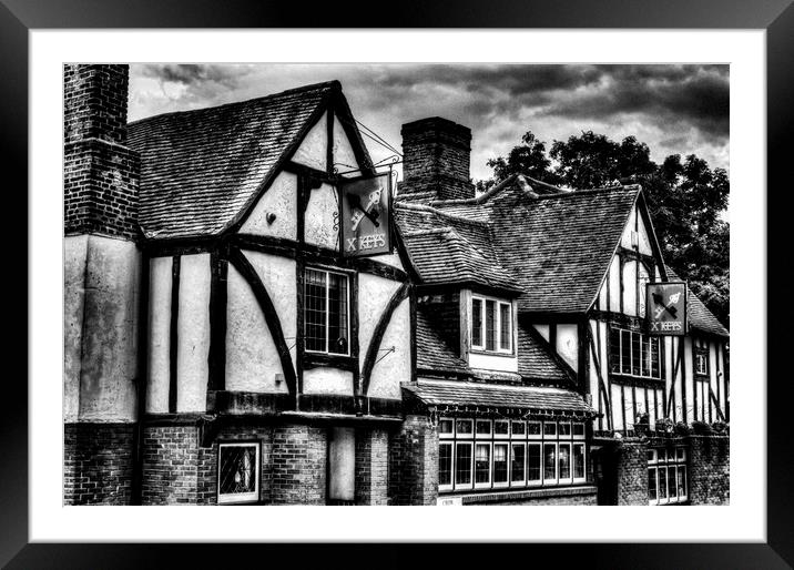  The Cross Keys Pub Dagenham Essex England Framed Mounted Print by David Pyatt