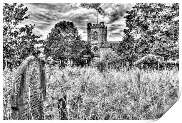  Dagenham Village Church Essex England Print by David Pyatt