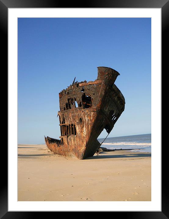 Shipwrecked Framed Mounted Print by Matt Hill