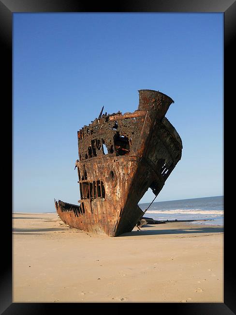  Shipwrecked Framed Print by Matt Hill