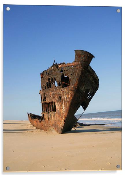  Shipwrecked Acrylic by Matt Hill