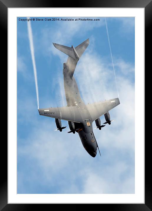  Airbus A400M Atlas Framed Mounted Print by Steve H Clark