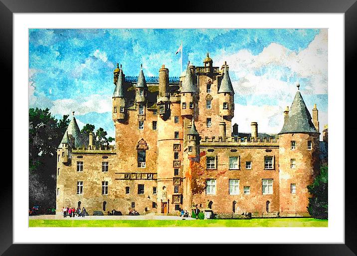  glamis castle Framed Mounted Print by dale rys (LP)