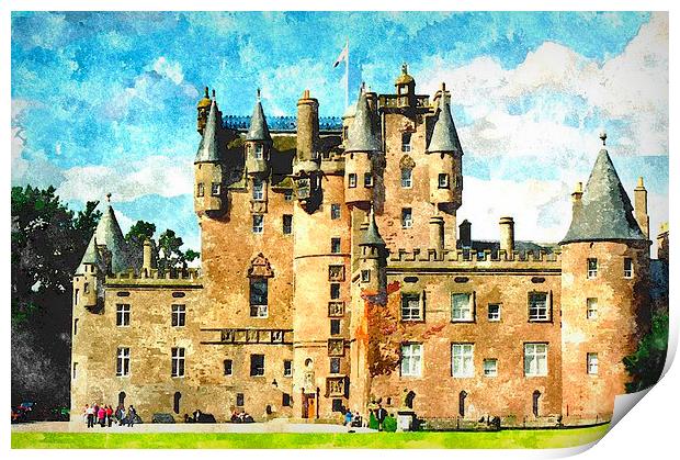  glamis castle Print by dale rys (LP)