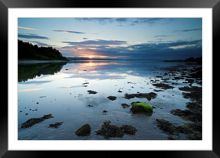  Sunset at Fairlie, North Ayrshire Framed Mounted Print by Stephen Taylor