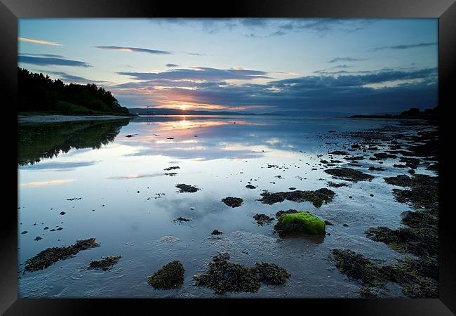  Sunset at Fairlie, North Ayrshire Framed Print by Stephen Taylor