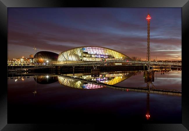 Glasgow science centre Framed Print by Stephen Taylor