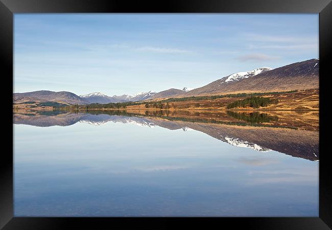  Loch Tulla reflections Framed Print by Stephen Taylor