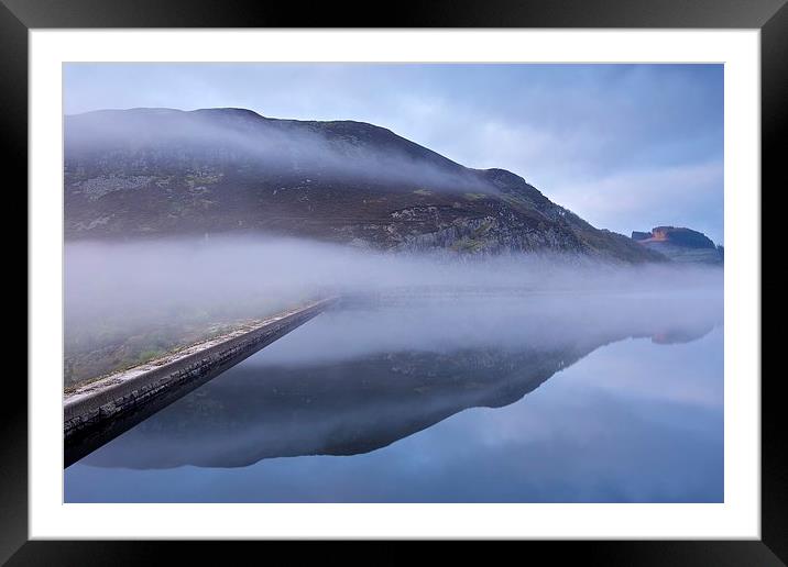  Rising mist in the elan valley Framed Mounted Print by Stephen Taylor