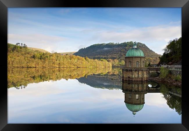 Caban Coch straining tower, Elan Valley Framed Print by Stephen Taylor