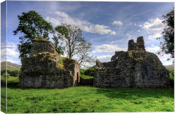 Pendragon Castle, Cumbria Canvas Print by Tom Gomez