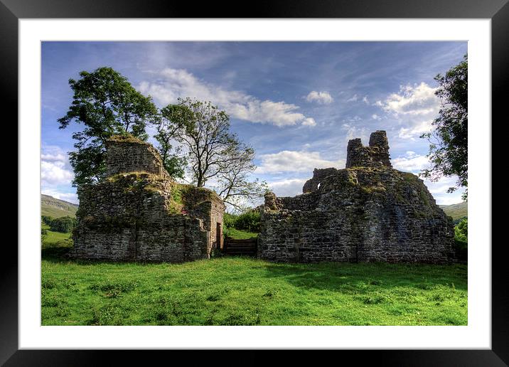 Pendragon Castle, Cumbria Framed Mounted Print by Tom Gomez
