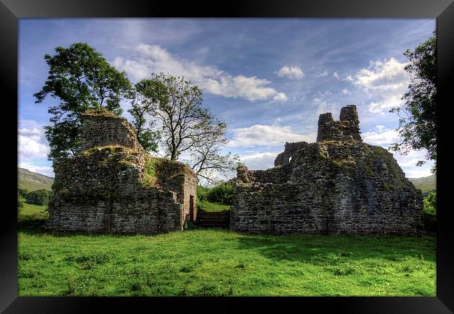 Pendragon Castle, Cumbria Framed Print by Tom Gomez